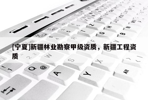 [寧夏]新疆林業(yè)勘察甲級(jí)資質(zhì)，新疆工程資質(zhì)