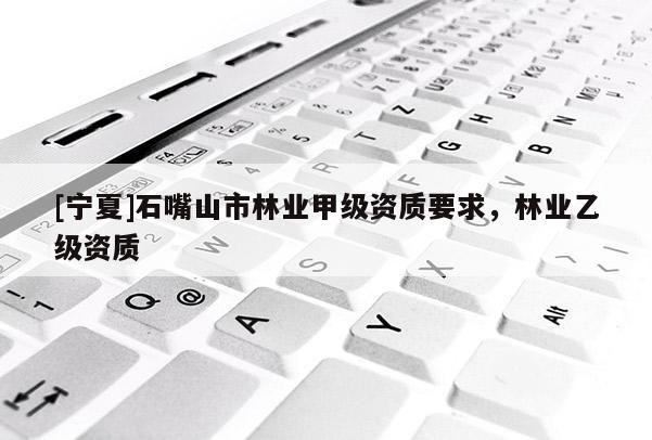 [寧夏]石嘴山市林業(yè)甲級(jí)資質(zhì)要求，林業(yè)乙級(jí)資質(zhì)